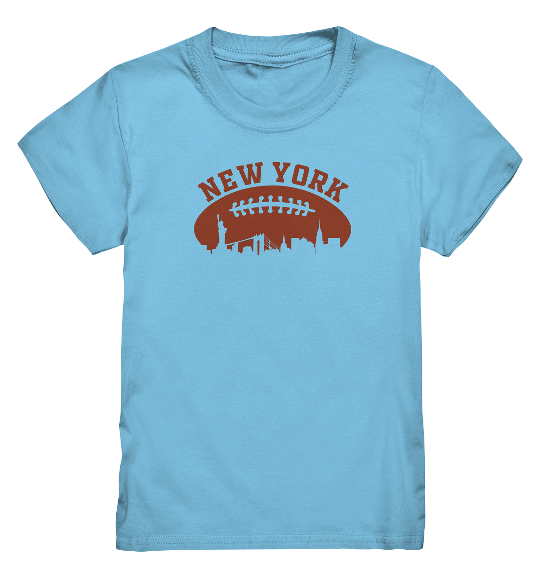 New York Football Silhoutte  - Kids Premium Shirt