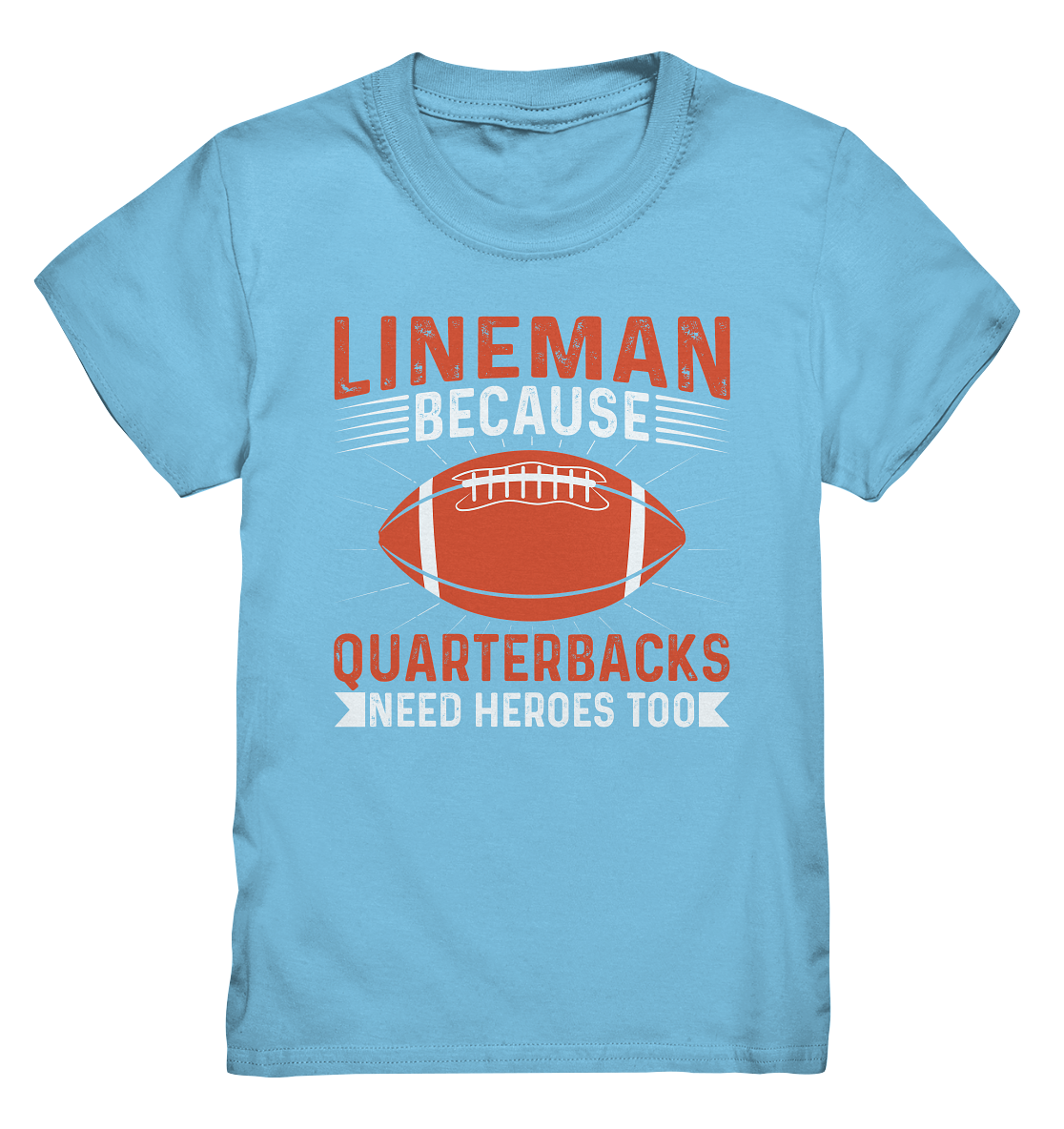 Lineman Quarterback Heroes - Kids Premium Shirt
