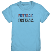 Football Silhouette - Kids Premium Shirt
