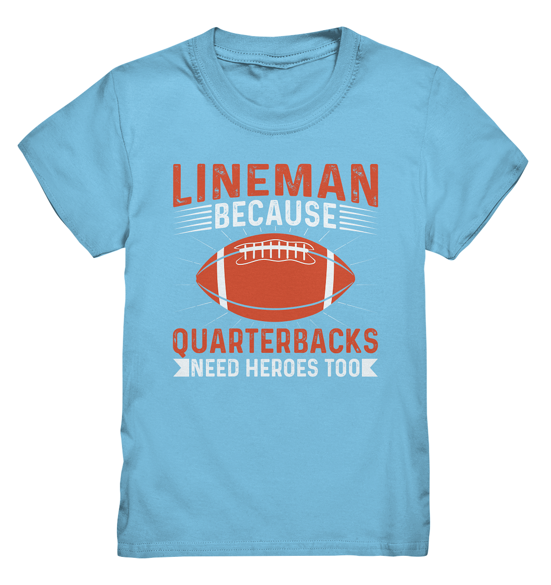 Lineman Quarterback Heroes - Kids Premium Shirt