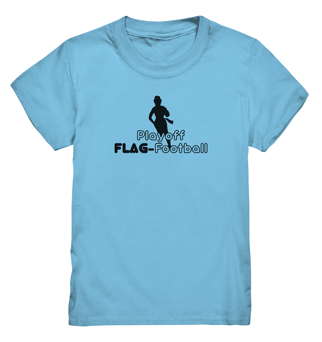 Playoff Flag Football  Women black  - Kids Premium Shirt