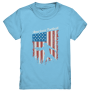 American Football Banner - Kids Premium Shirt