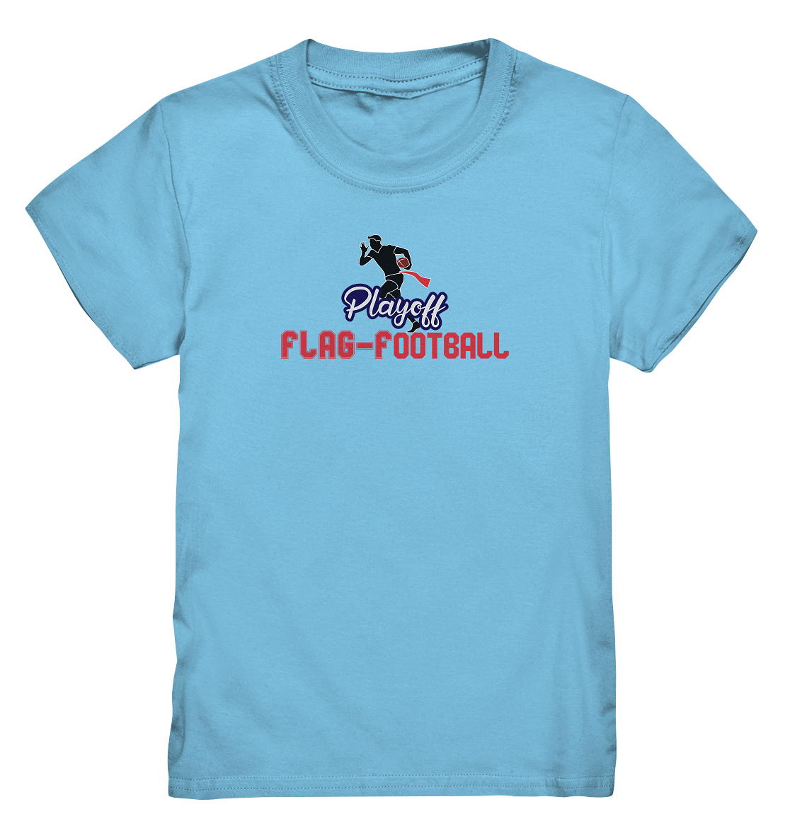 Playoff Flag Football  Men red - Kids Premium Shirt