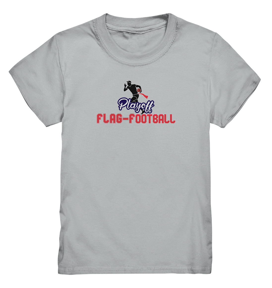 Playoff Flag Football  Men red - Kids Premium Shirt