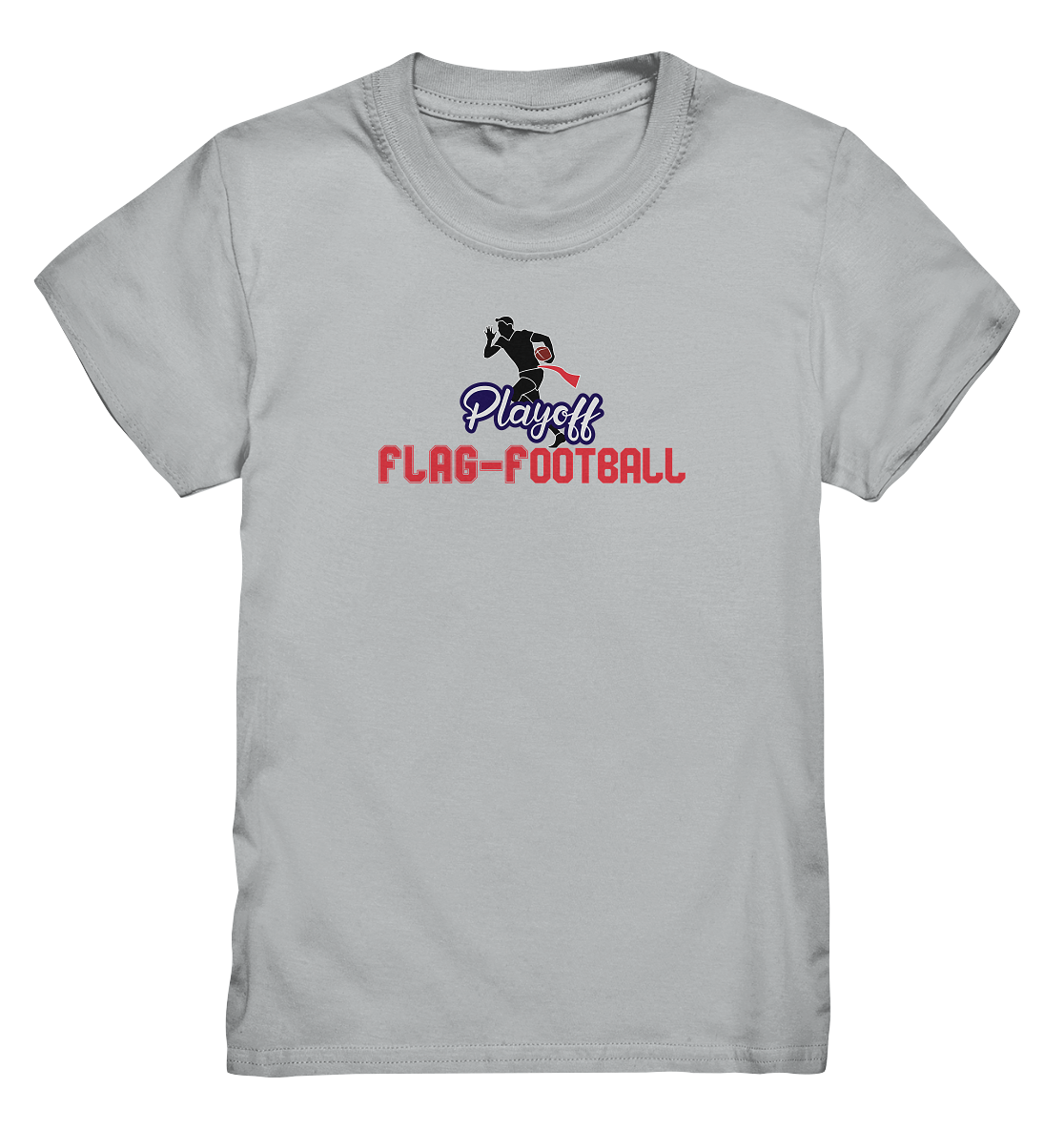 Playoff Flag Football  Men red - Kids Premium Shirt