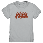 New York Football Silhoutte  - Kids Premium Shirt