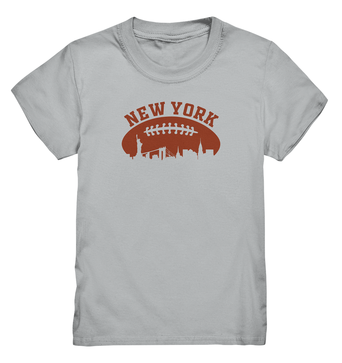 New York Football Silhoutte  - Kids Premium Shirt