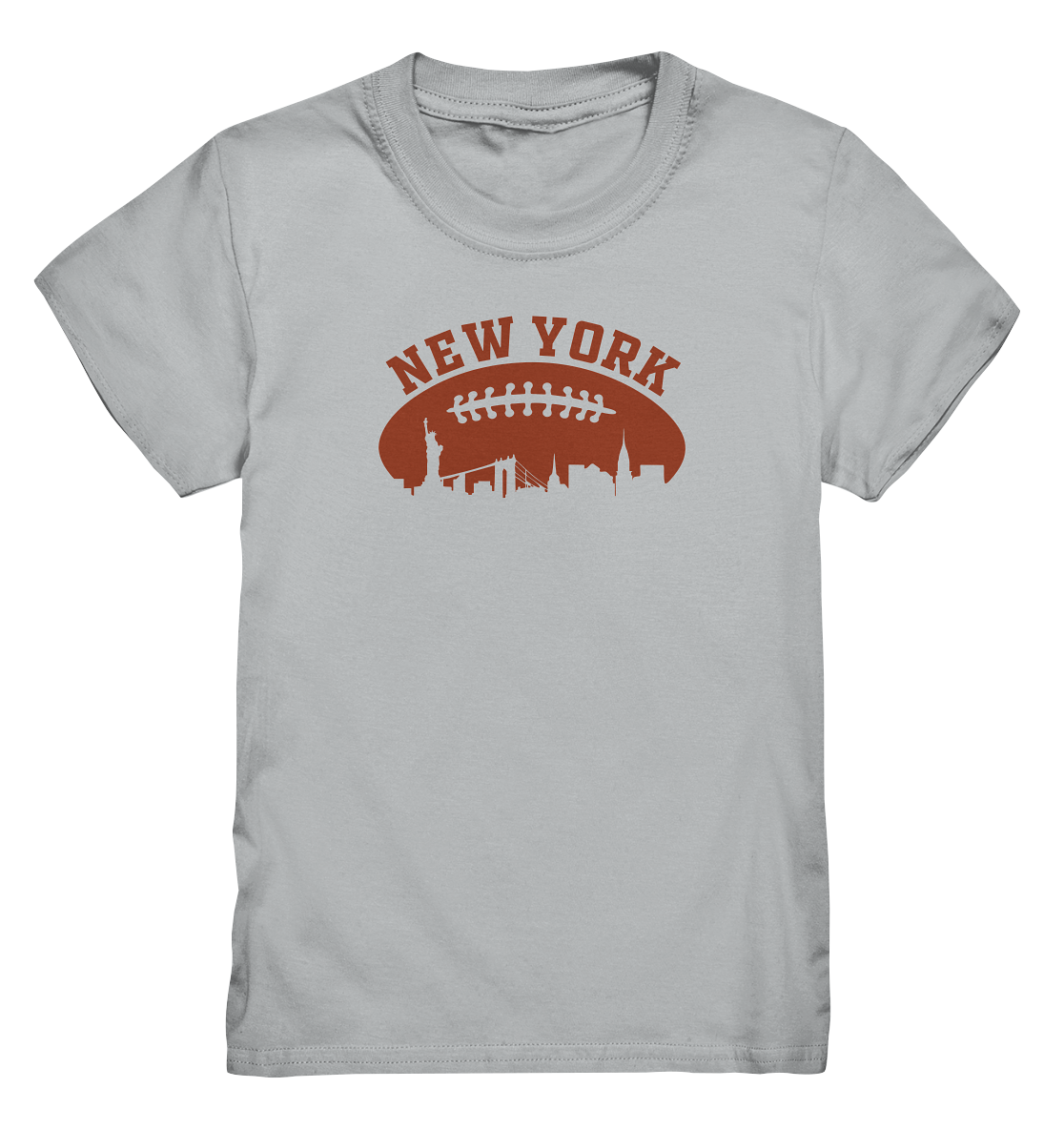New York Football Silhoutte  - Kids Premium Shirt