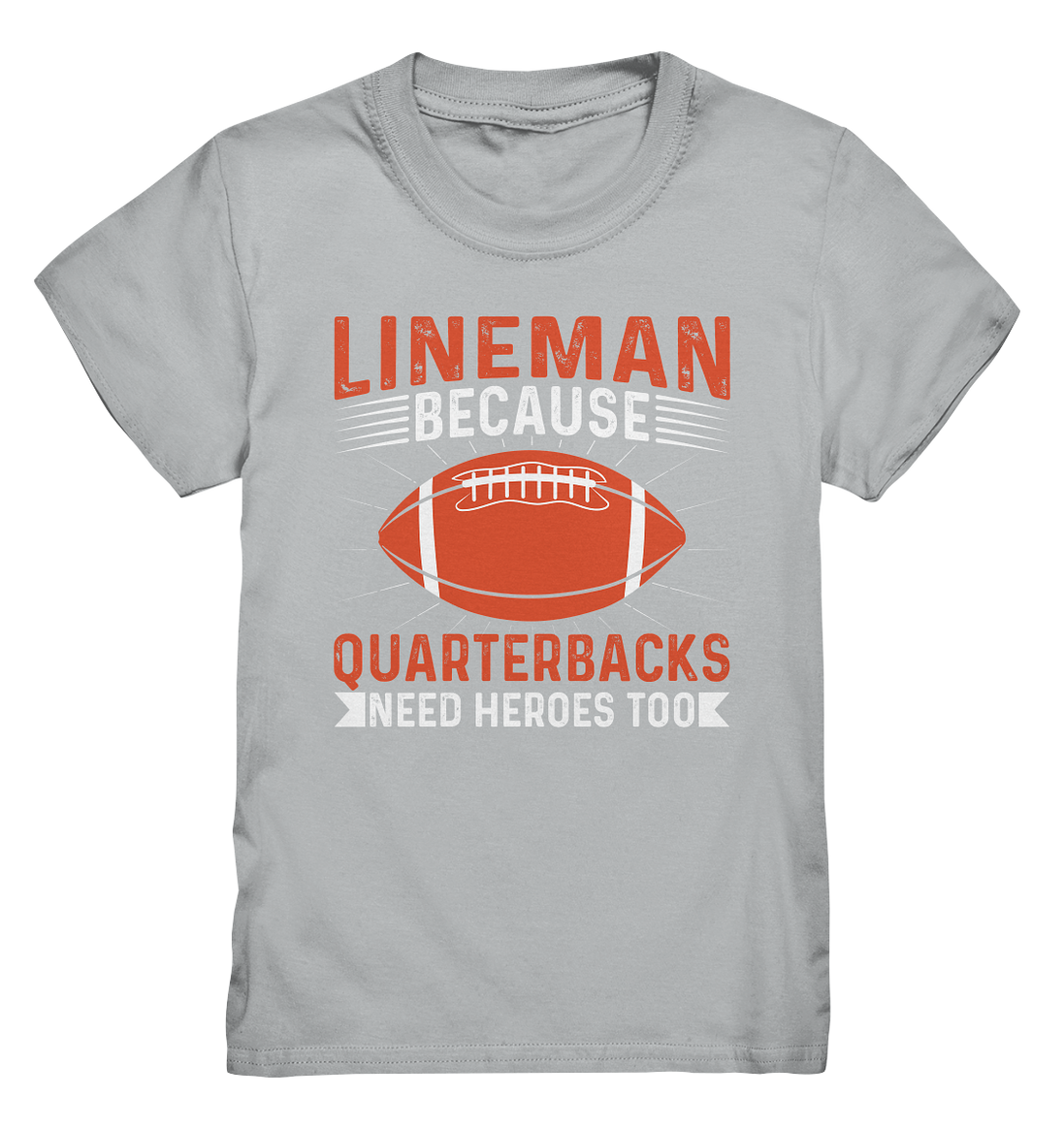 Lineman Quarterback Heroes - Kids Premium Shirt