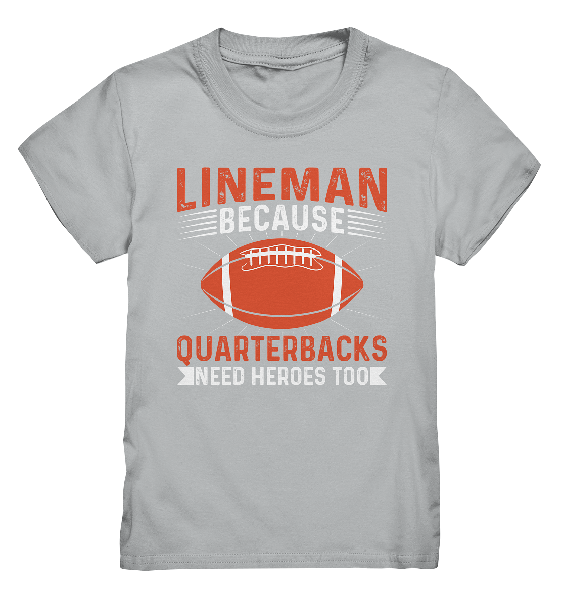 Lineman Quarterback Heroes - Kids Premium Shirt