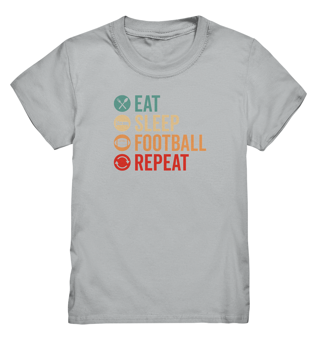 Eat Sleep Football Repeat - Kids Premium Shirt