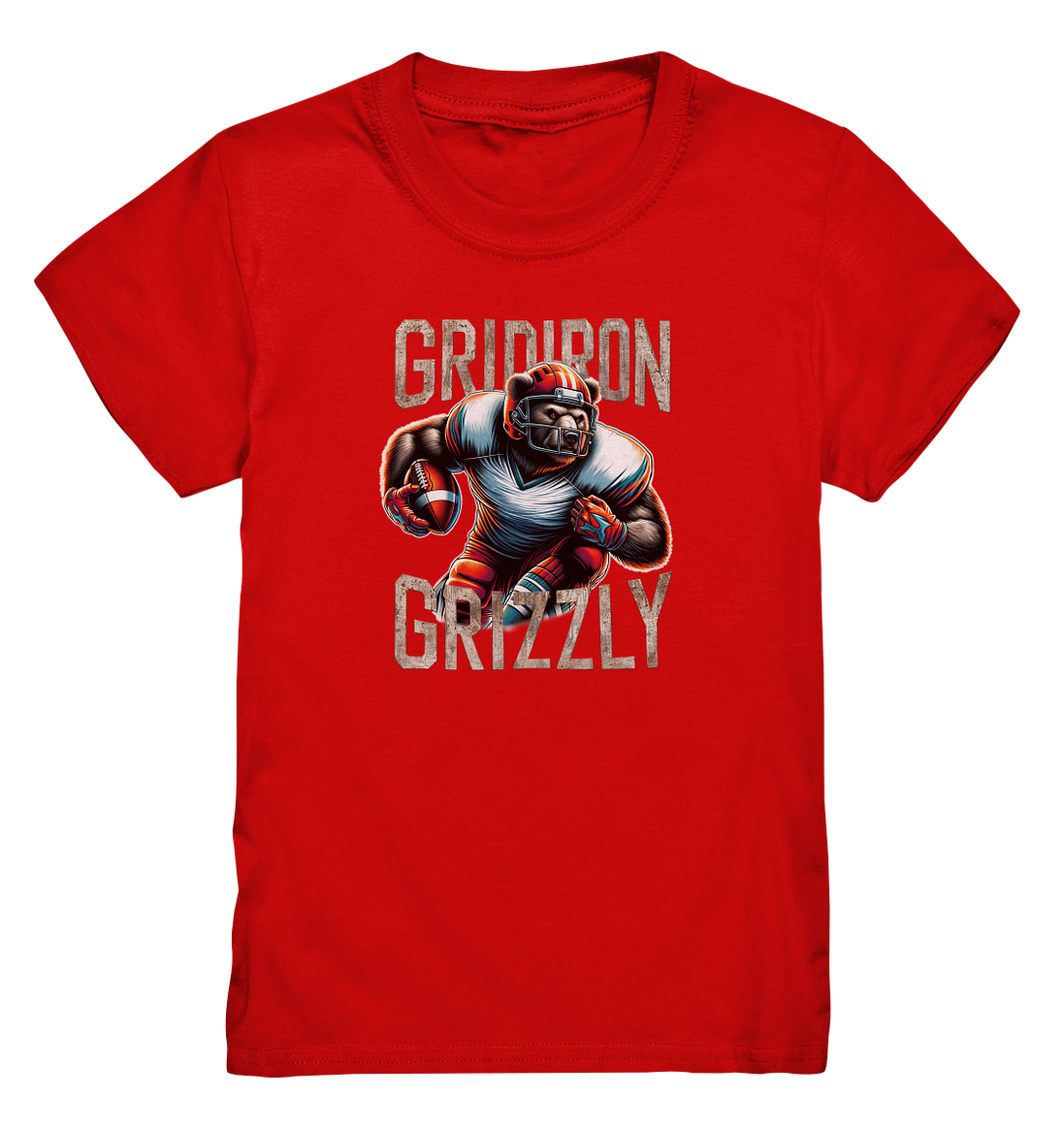 Gridiron Grizzly - Kids Premium Shirt