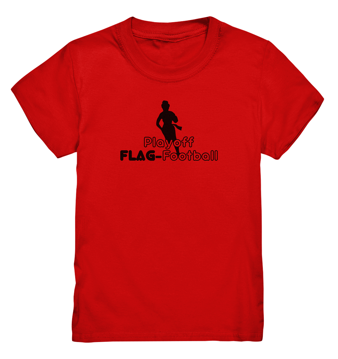Playoff Flag Football  Women black  - Kids Premium Shirt