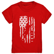 USA Flag Fight - Kids Premium Shirt