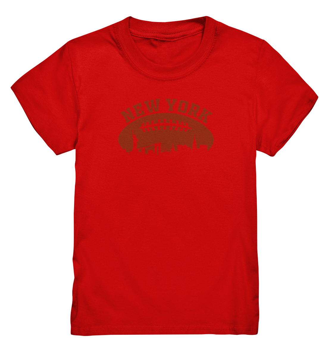 New York Football Silhoutte  - Kids Premium Shirt