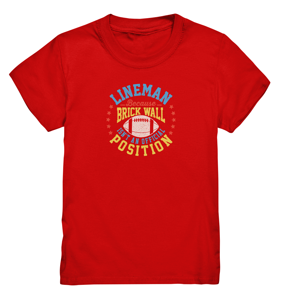 Lineman Brick Wall - Kids Premium Shirt