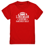 Lineman Serving Pancakes - Kids Premium Shirt