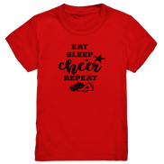 Eat Sleep Cheer Repeat - Kids Premium Shirt