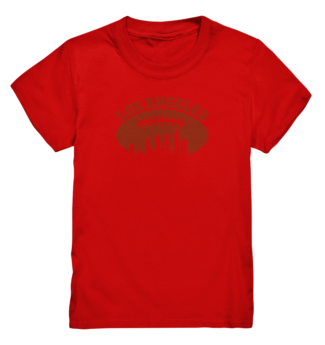 Los Angeles Football Silhouette - Kids Premium Shirt