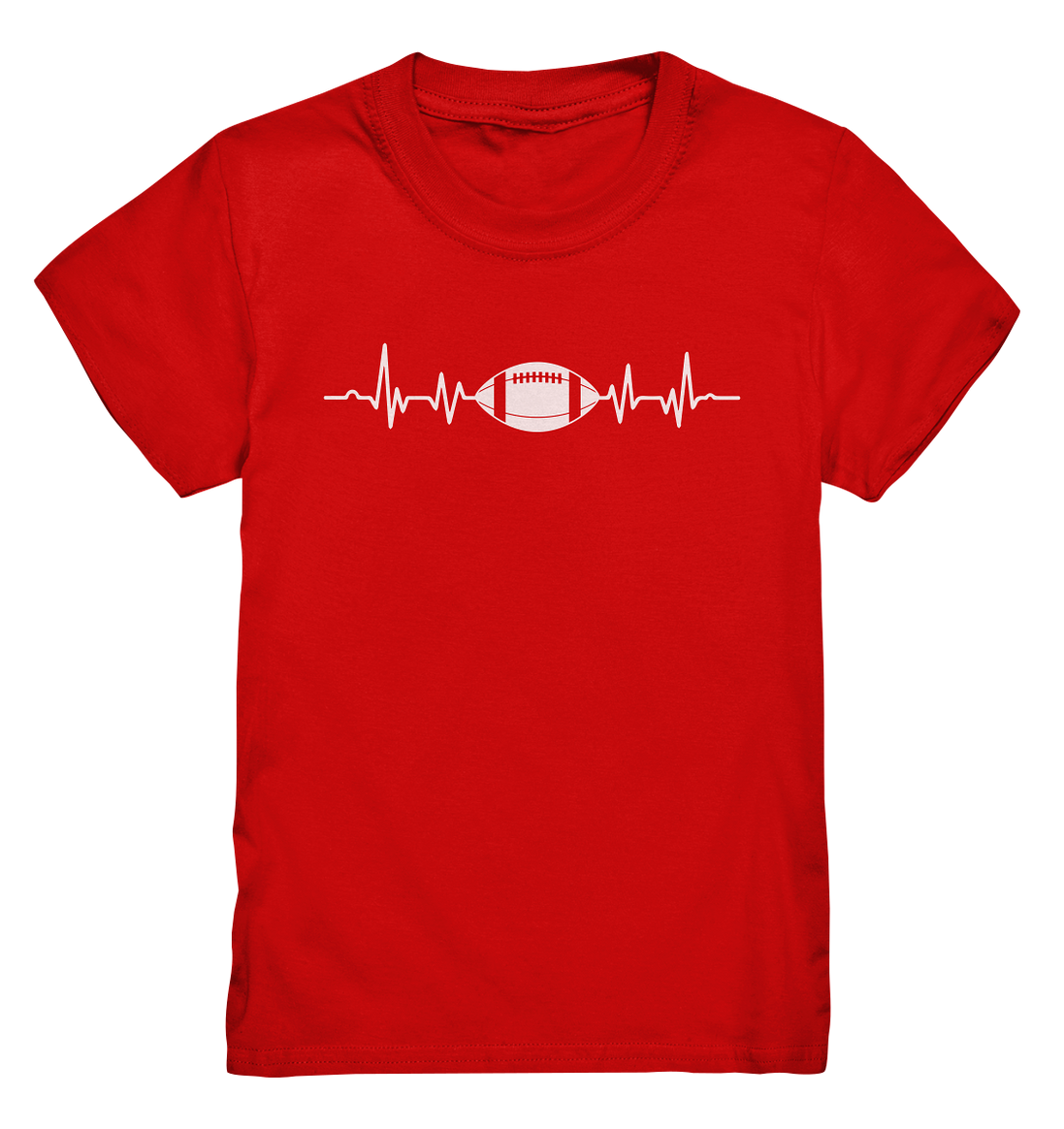Football Heartbeat - Kids Premium Shirt