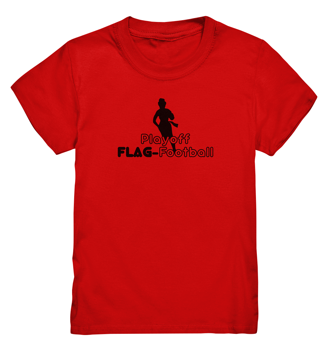 Playoff Flag Football  Women black  - Kids Premium Shirt