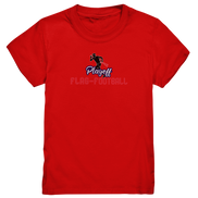 Playoff Flag Football  Men red - Kids Premium Shirt