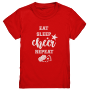 Eat Sleep Cheer - Kids Premium Shirt