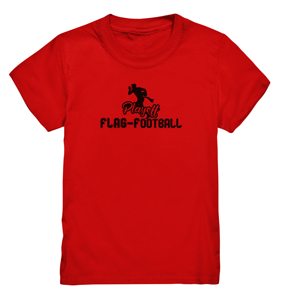 Playoff Flag Football Men Black - Kids Premium Shirt