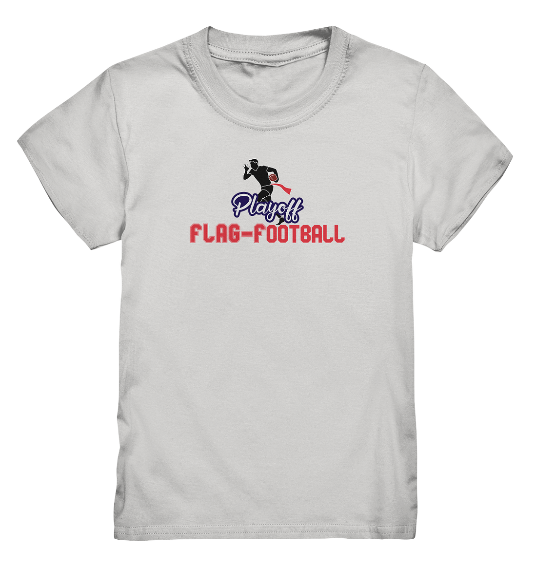 Playoff Flag Football  Men red - Kids Premium Shirt