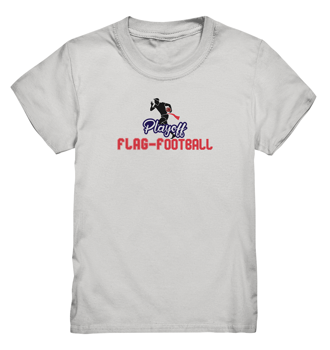 Playoff Flag Football  Men red - Kids Premium Shirt