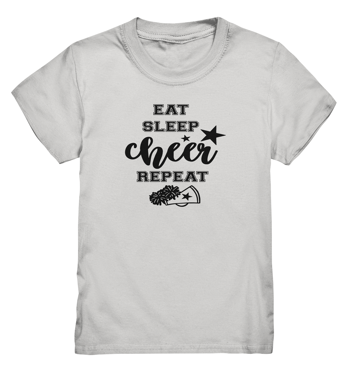 Eat Sleep Cheer Repeat - Kids Premium Shirt