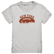 New York Football Silhoutte  - Kids Premium Shirt