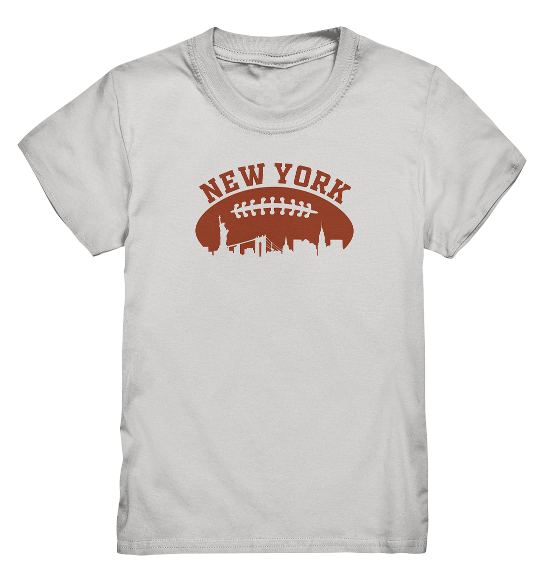 New York Football Silhoutte  - Kids Premium Shirt