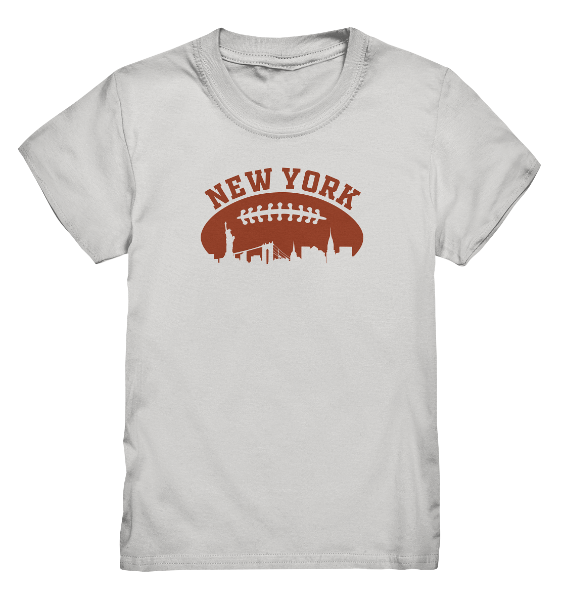 New York Football Silhoutte  - Kids Premium Shirt