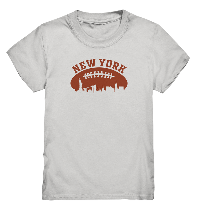 New York Football Silhoutte  - Kids Premium Shirt