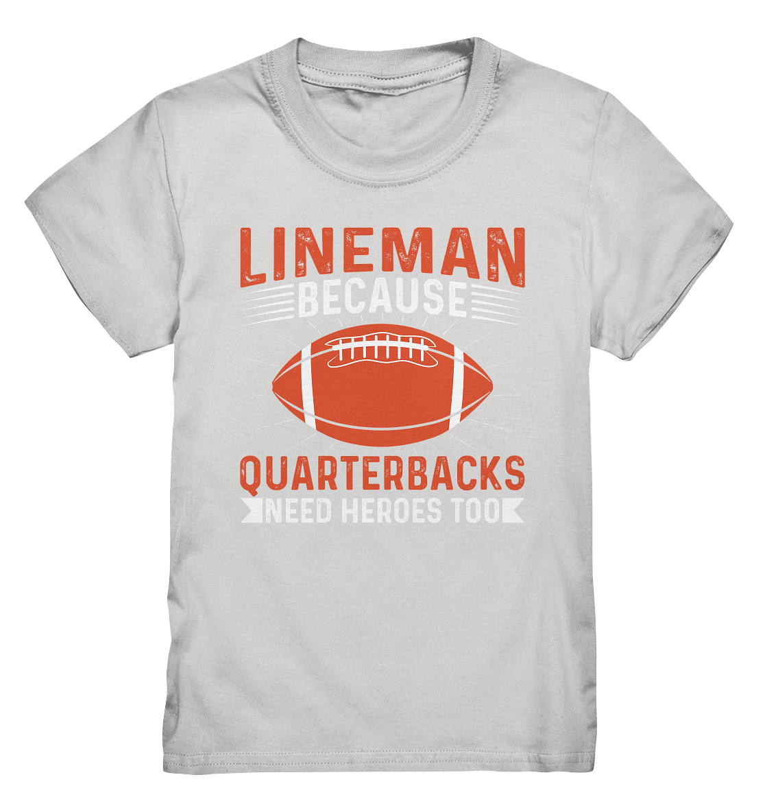 Lineman Quarterback Heroes - Kids Premium Shirt
