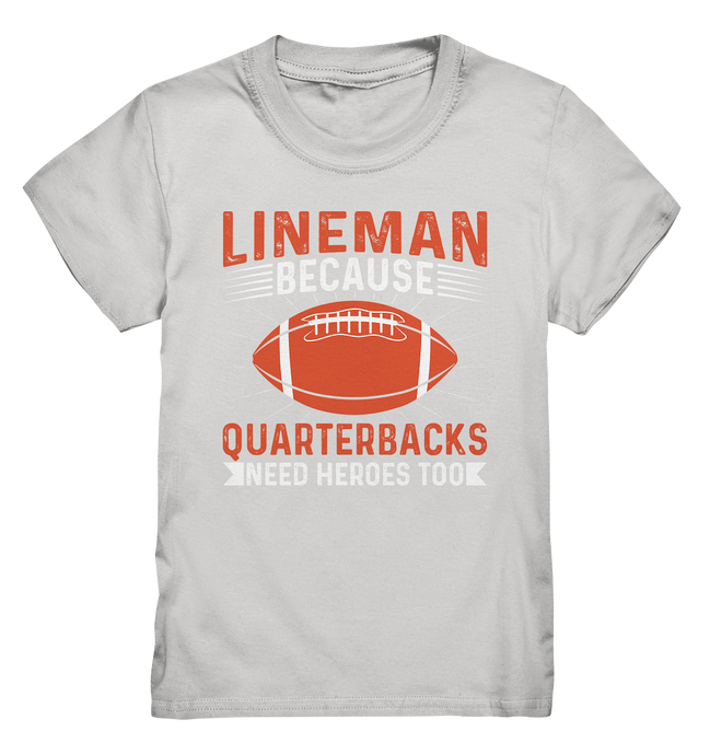 Lineman Quarterback Heroes - Kids Premium Shirt
