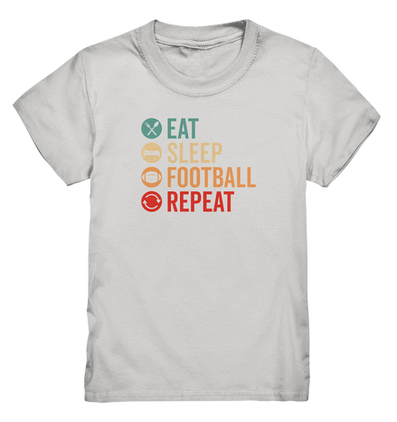 Eat Sleep Football Repeat - Kids Premium Shirt