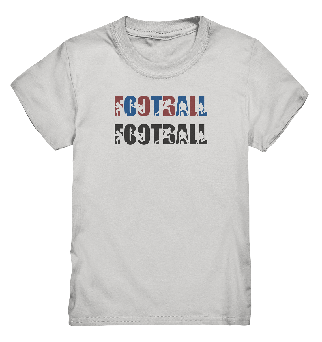 Football Silhouette - Kids Premium Shirt