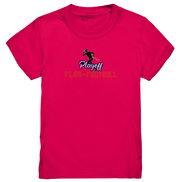 Playoff Flag Football  Men red - Kids Premium Shirt