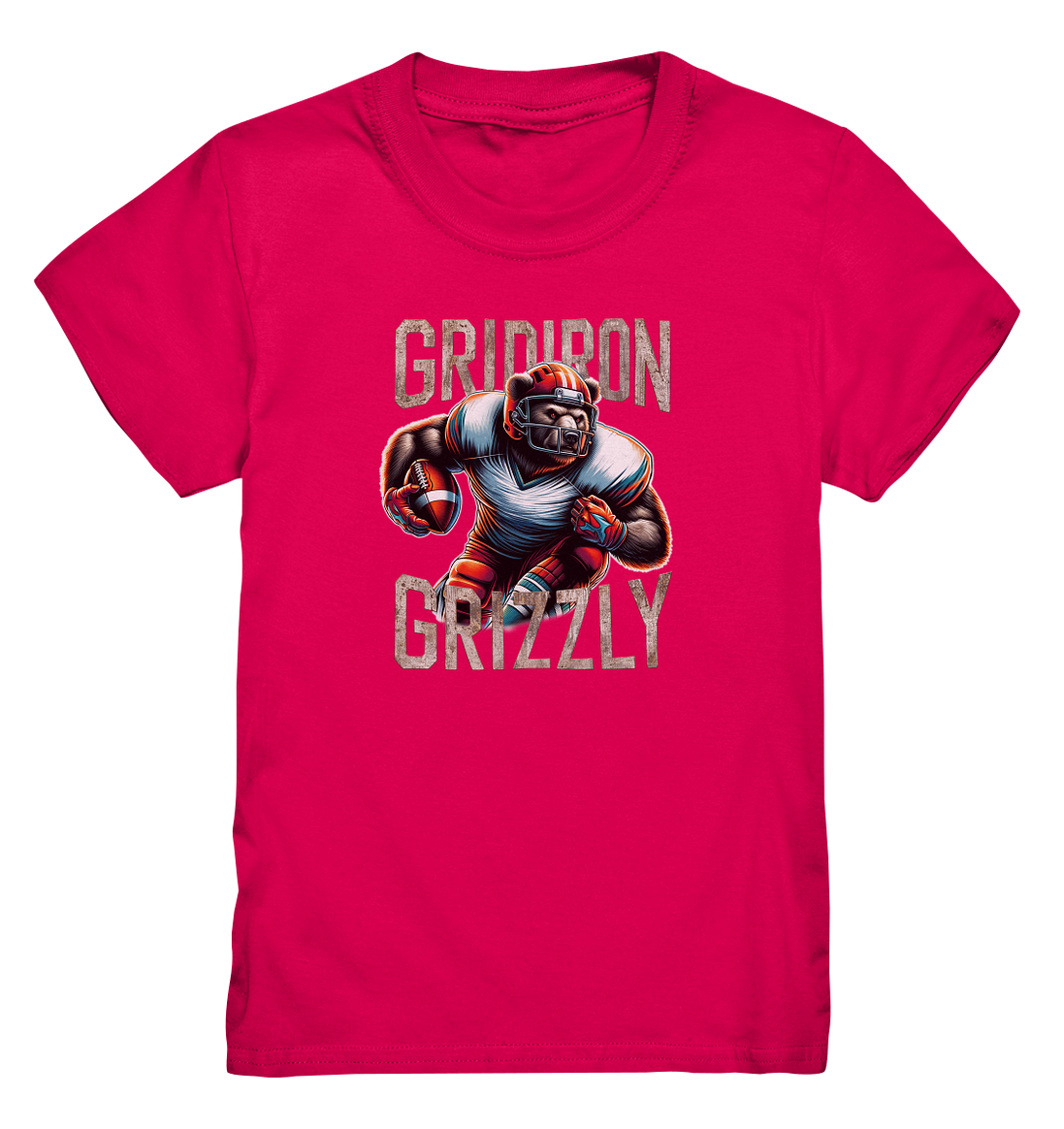 Gridiron Grizzly - Kids Premium Shirt