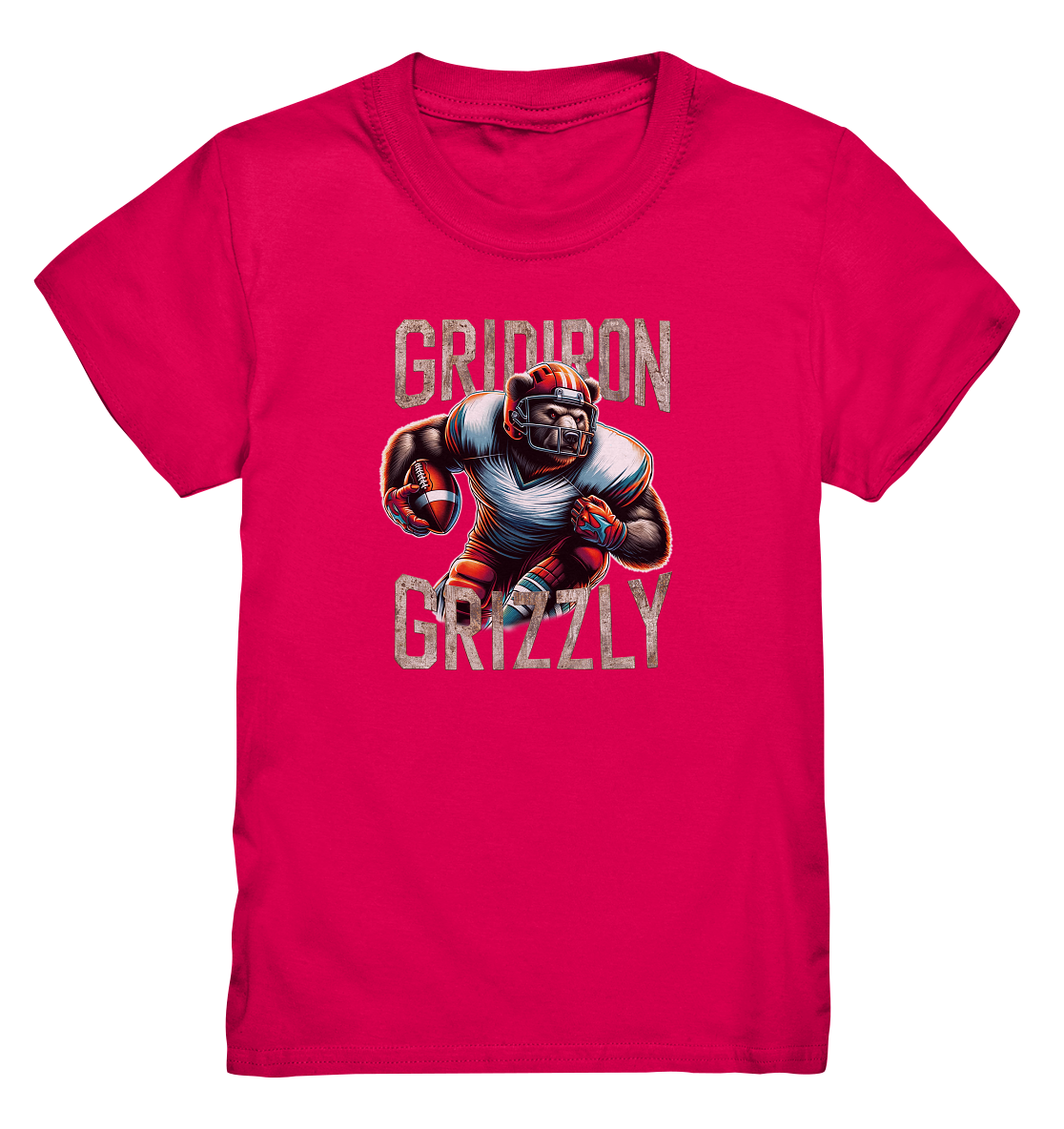 Gridiron Grizzly - Kids Premium Shirt