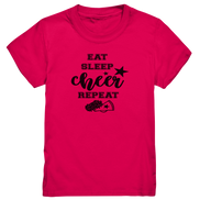 Eat Sleep Cheer Repeat - Kids Premium Shirt