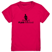 Playoff Flag Football  Women black  - Kids Premium Shirt