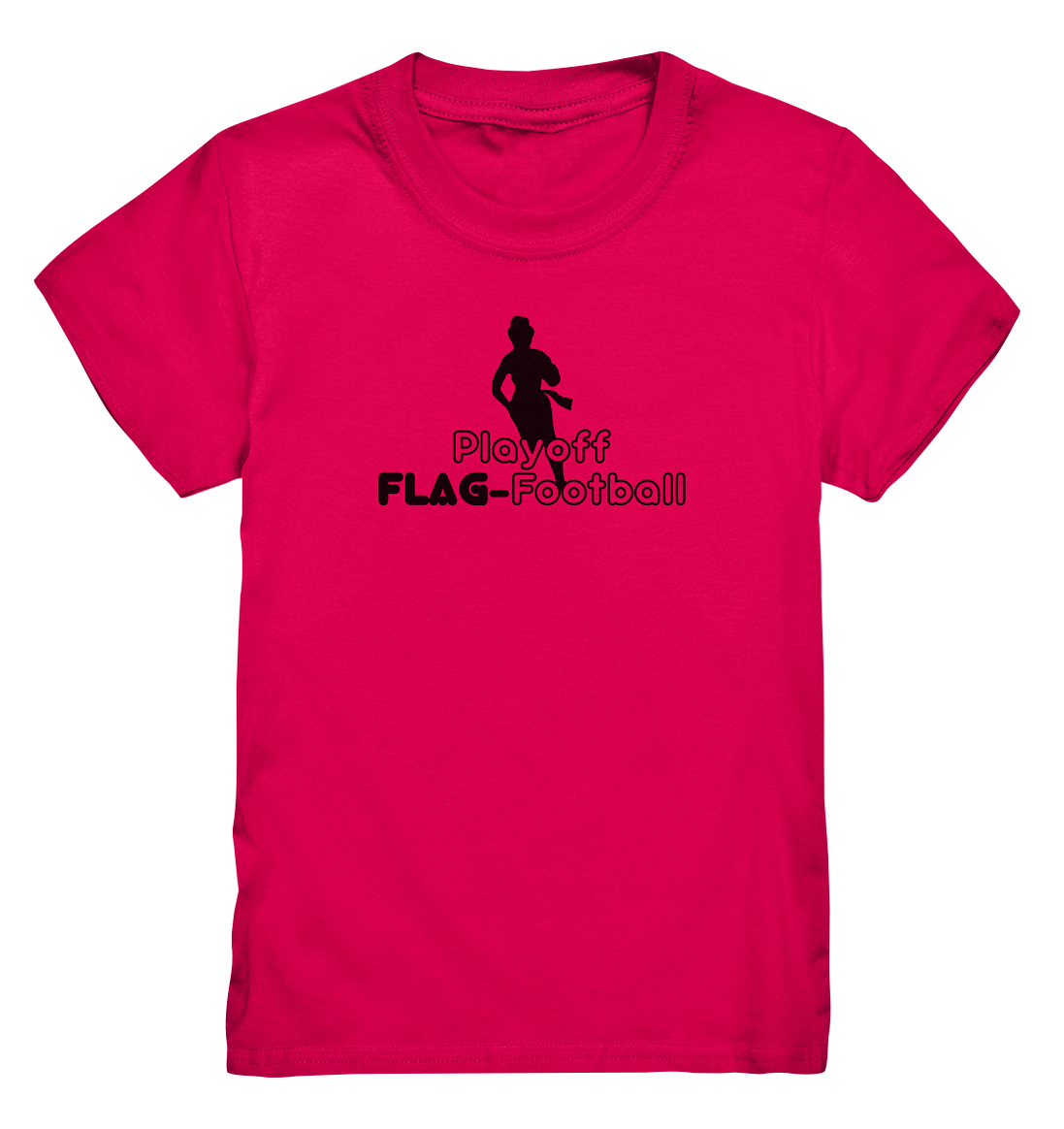 Playoff Flag Football  Women black  - Kids Premium Shirt