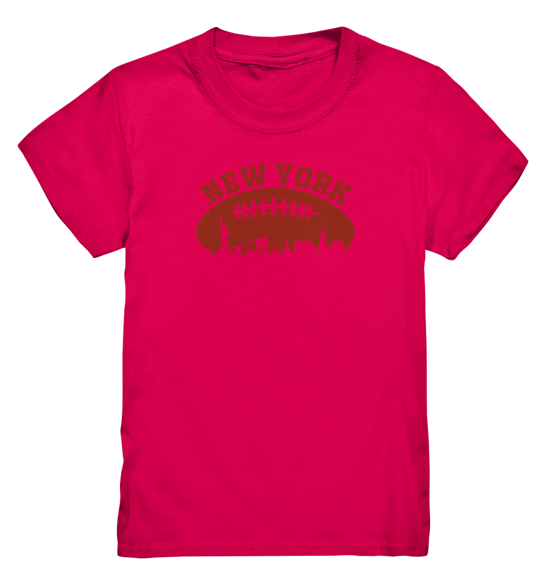 New York Football Silhoutte  - Kids Premium Shirt