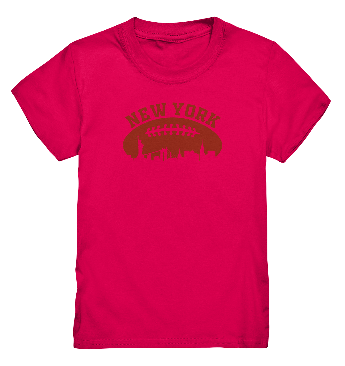 New York Football Silhoutte  - Kids Premium Shirt