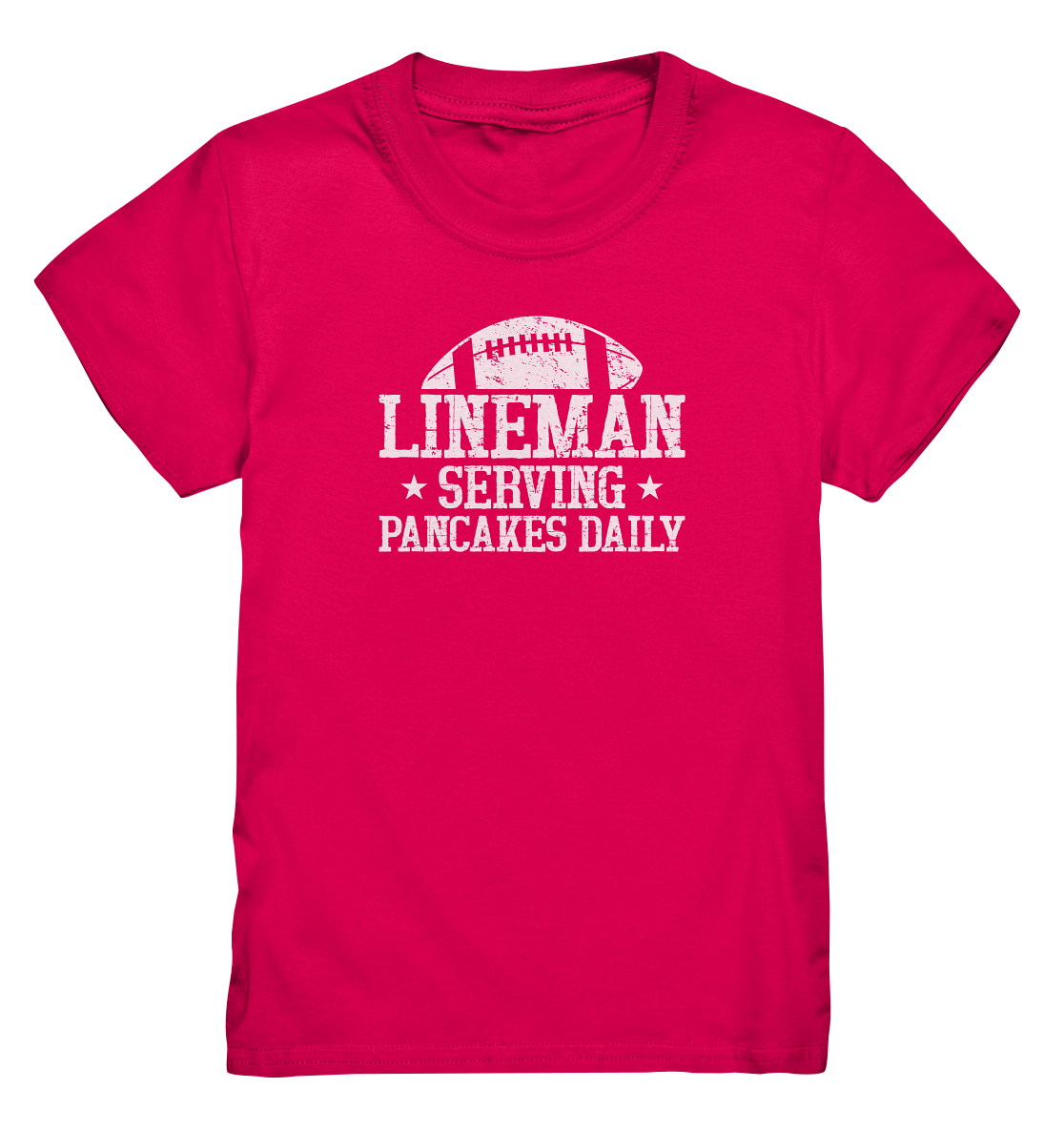 Lineman Serving Pancakes - Kids Premium Shirt