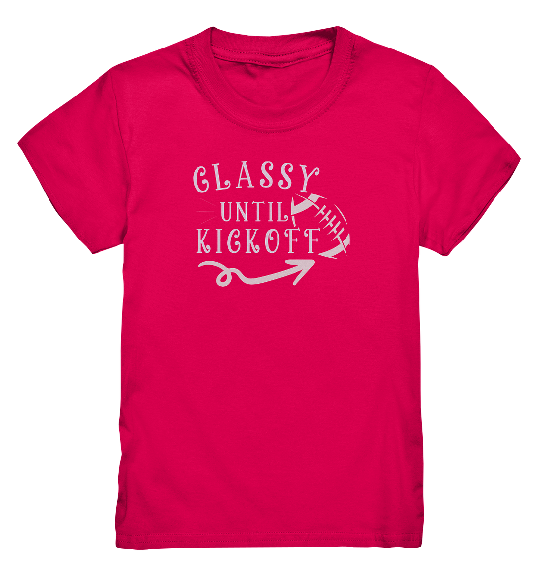 Glassy until Kick Off - Kids Premium Shirt