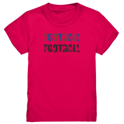 Football Silhouette - Kids Premium Shirt